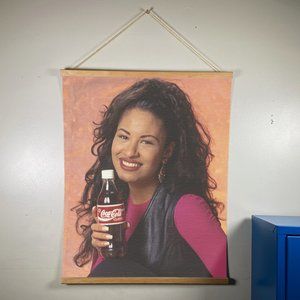 Selena Canvas Wood Gold Hanger Size 24”x17.5”